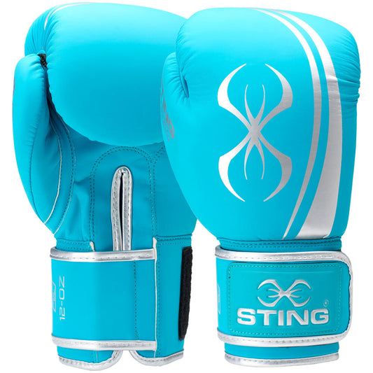 Sting Aurora Womens Boxing Gloves - Teal Blue