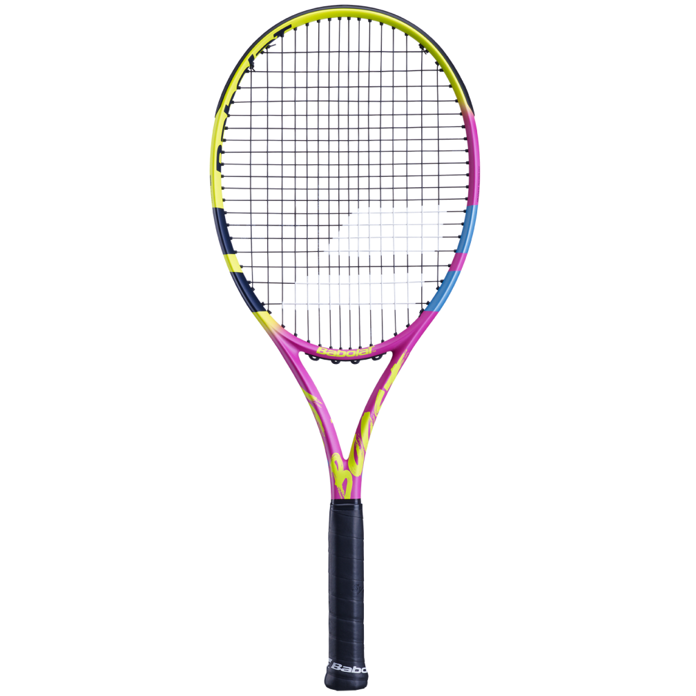 Babolat Boost Aero Rafa 2 Tennis Racquet - Yellow/Pink/Purple