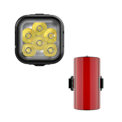 Knog Blinder 1300 Front Light & Mid Cobber Rear Light Set