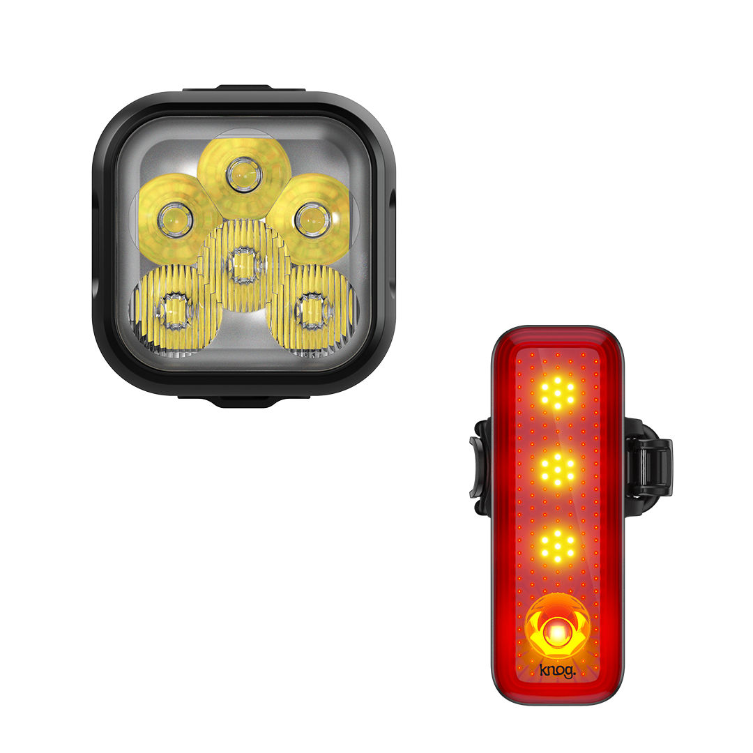 Knog Blinder 1300 Front Light & Blinder R150 Rear Light Set
