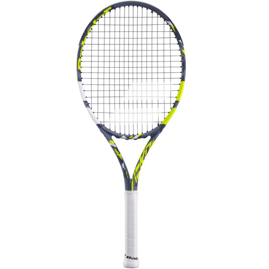 Babolat Aero Junior Tennis Racquet - Grey/Yellow/White