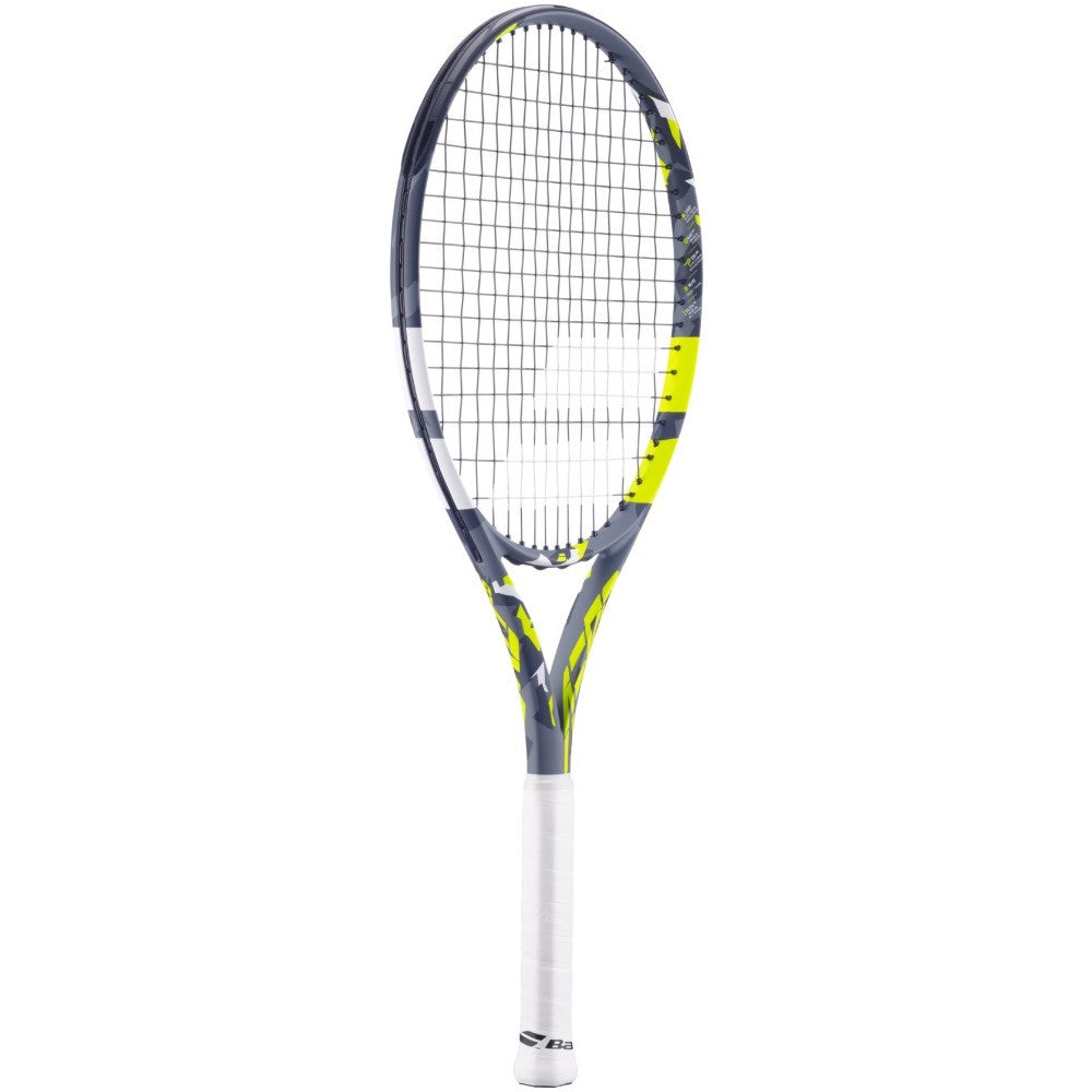 Babolat Aero Junior Tennis Racquet - Grey/Yellow/White