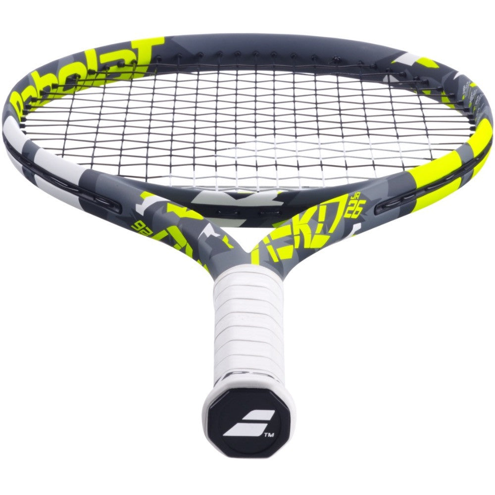 Babolat Aero Junior Tennis Racquet - Grey/Yellow/White