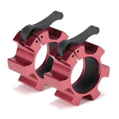 Shu Lock Jaw Collars Alloy Red ( Pair )