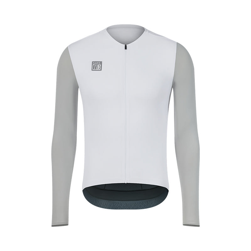 Santic Bonnie Long Sleeve Jersey - White Grey