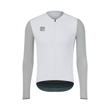 Santic Bonnie Long Sleeve Jersey - White Grey
