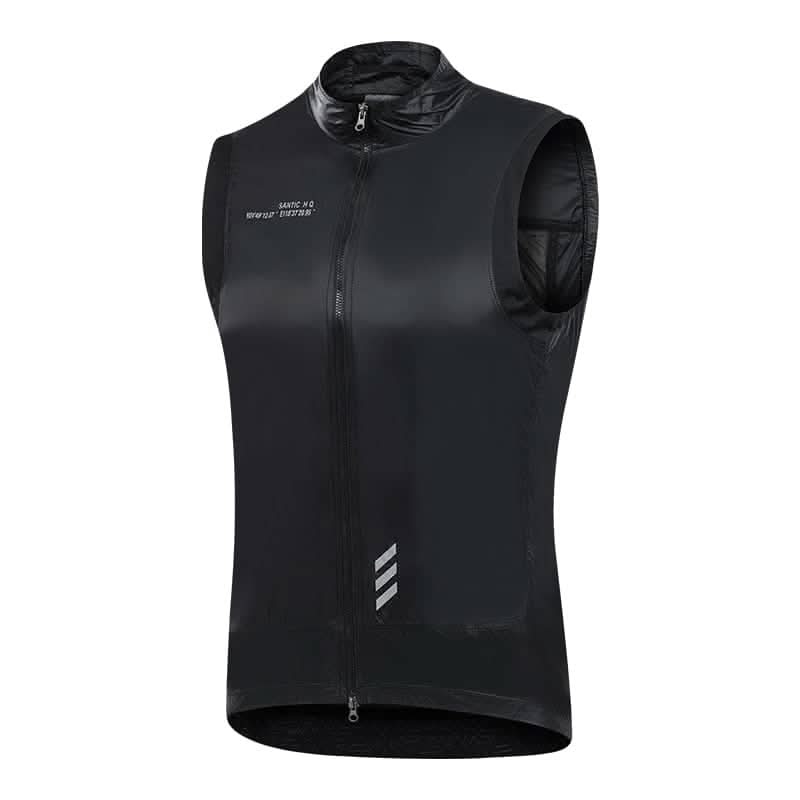 Santic Mario Lightweight Wind Vest - Black