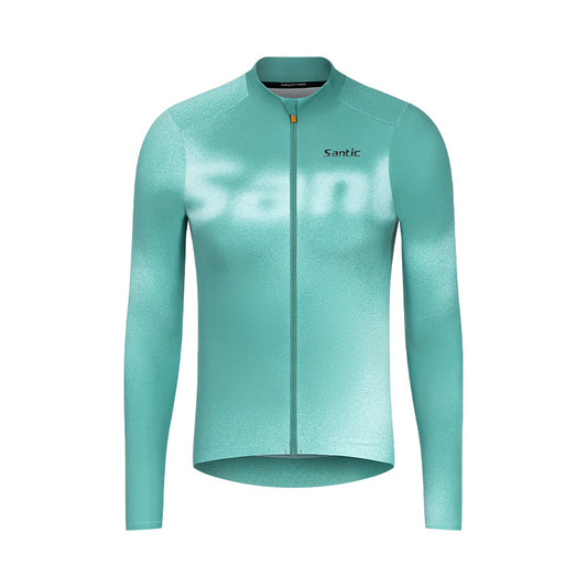Santic Planet Thermal Long Sleeve Jersey - Green