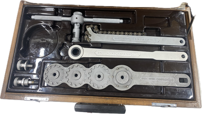 Campagnolo Freewheel Tool Kit in Wooden Box