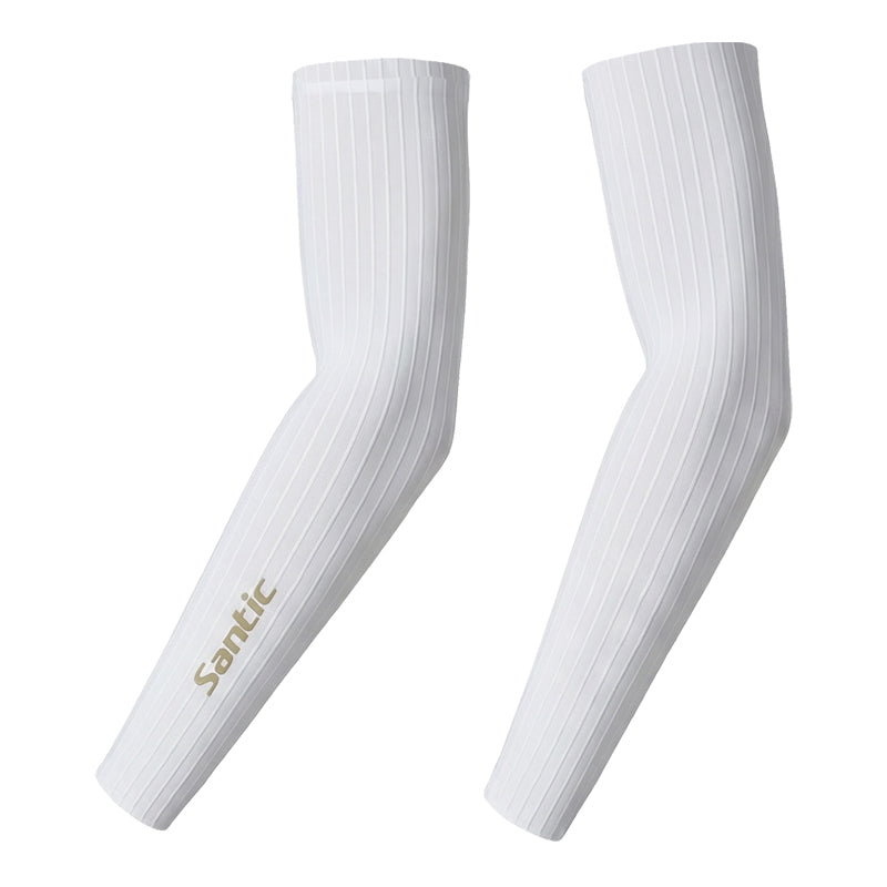 Santic Ryf Aero Arm Sleeves - White