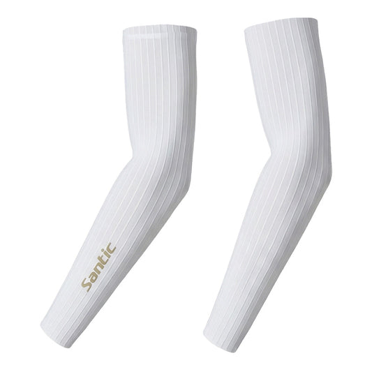 Santic Ryf Aero Arm Sleeves - White