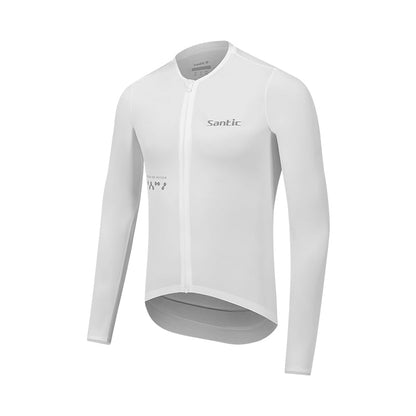 Santic Fusheng Long Sleeve Jersey - White