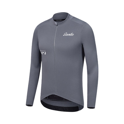 Santic Fusu Thermal Long Sleeve Jersey - Grey