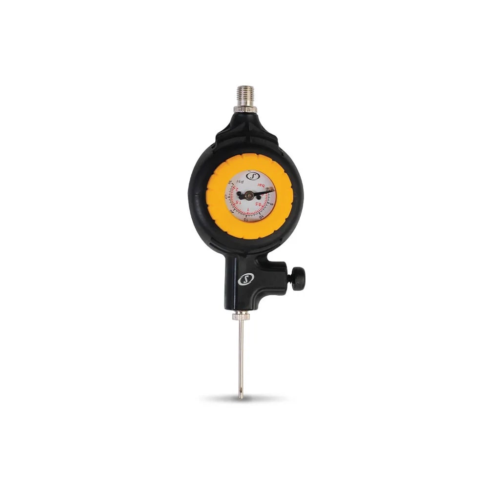 Spalding 2 In 1 Pressure Gauge - Black/Yellow