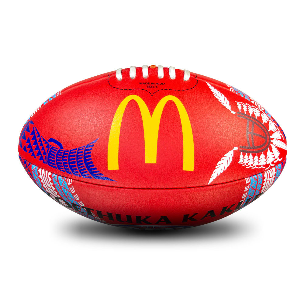 Sherrin AFL Sir Doug Nicholls Round Replica Ball - Red