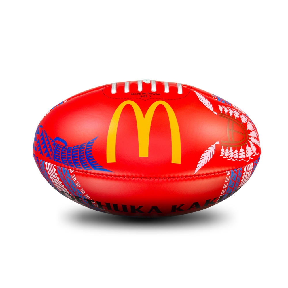 Sherrin AFL Sir Doug Nicholls Round Replica Super Soft Touch - Red