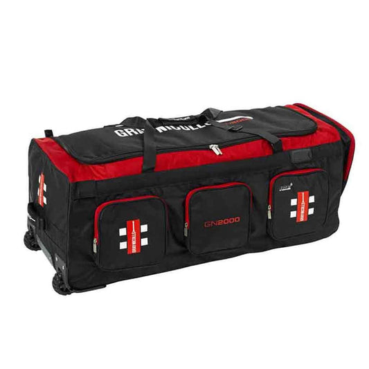 Gray-Nicolls GN 2000 Wheel Bag - Black/Red