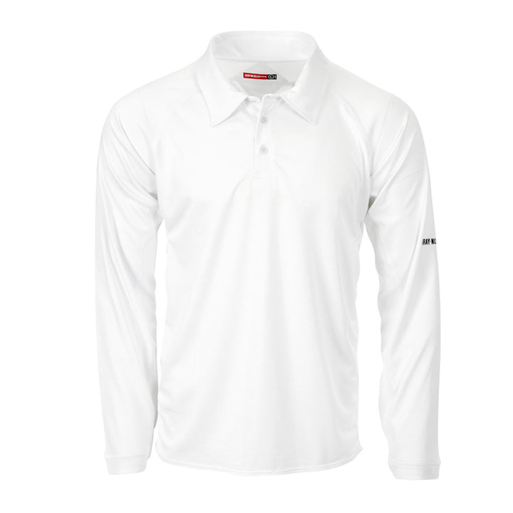 Gray-Nicolls Select Long Sleeve Shirt Juniors - White