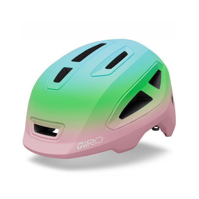 Giro Scamp II Youth Helmet - Pink/Green Fade