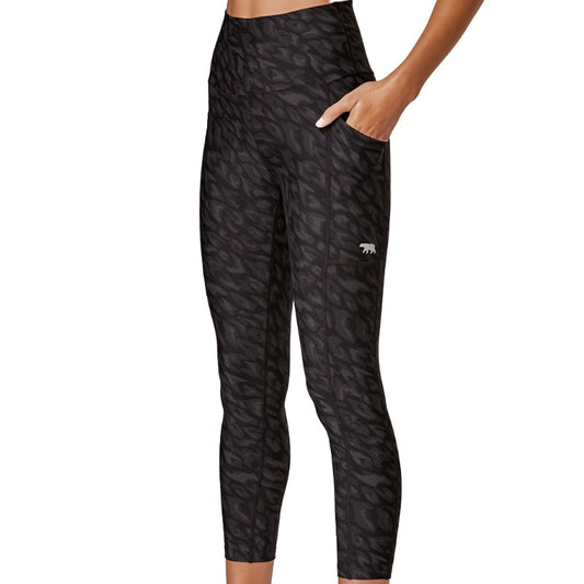 Running Bare Power Luxe 7/8 Tight - Nora/Blk
