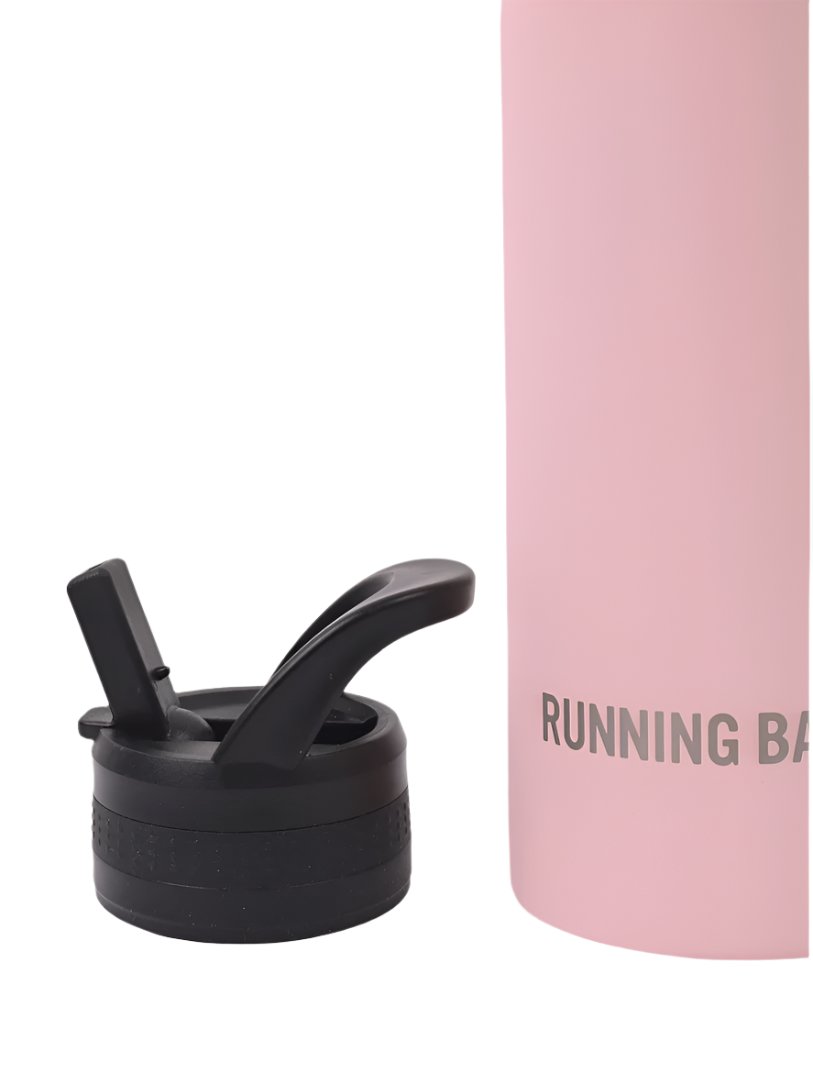 Running Bare H2O Bear 1L Re-Usable Water Bottle With Straw Lid - Pink