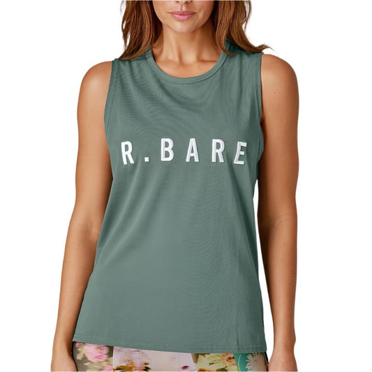 Running Bare Easy Rider Muscle Tank - Green