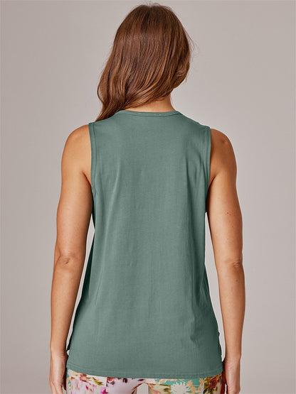 Running Bare Easy Rider Muscle Tank - Green