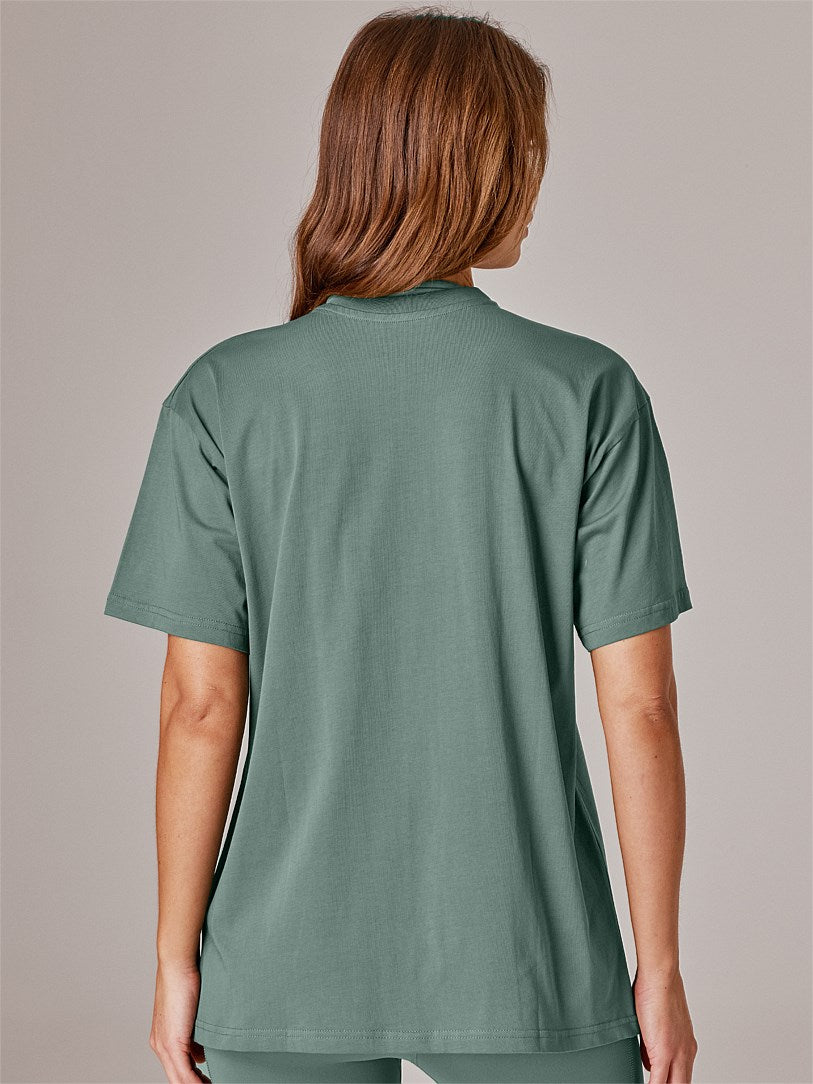 Running Bare Hollywood 5.0 90s Relax Tee - Green