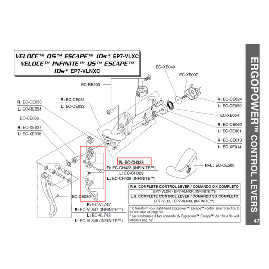 Campagnolo Genuine Spare Part EC-CH328