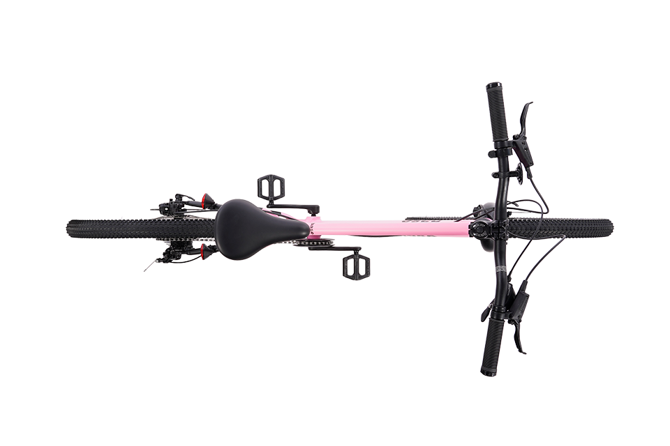 Base Bikes Lightweight 24" Kids Bike - Matte Pink
