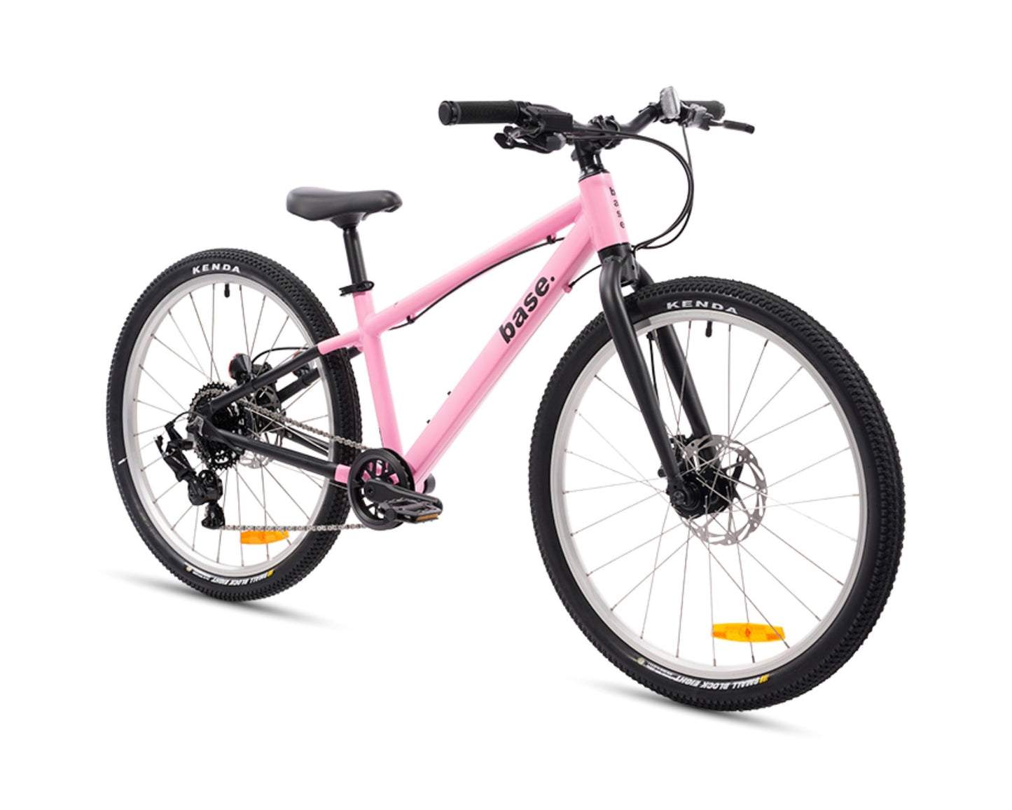 Base Bikes Lightweight 24" Kids Bike - Matte Pink