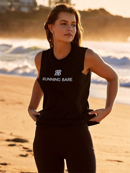 Running Bare Totem 3.0 Muscle Tank - Black