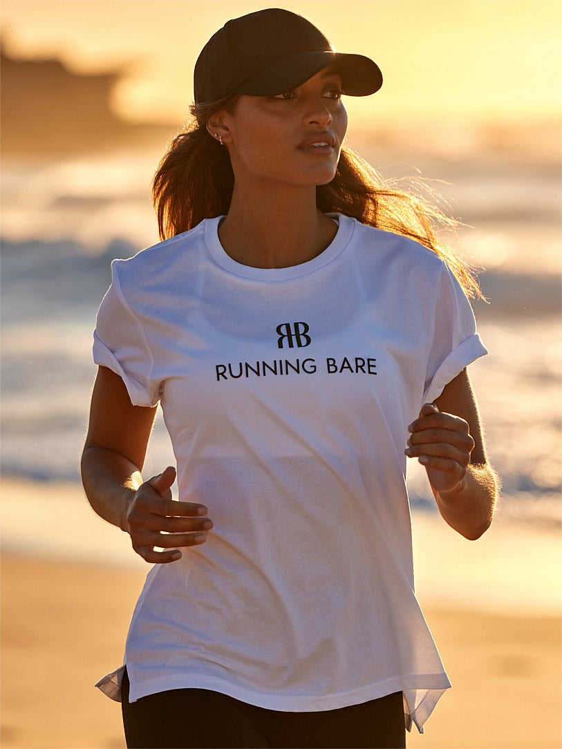 Running Bare Totem 3.0 Boyfriend Tee - White