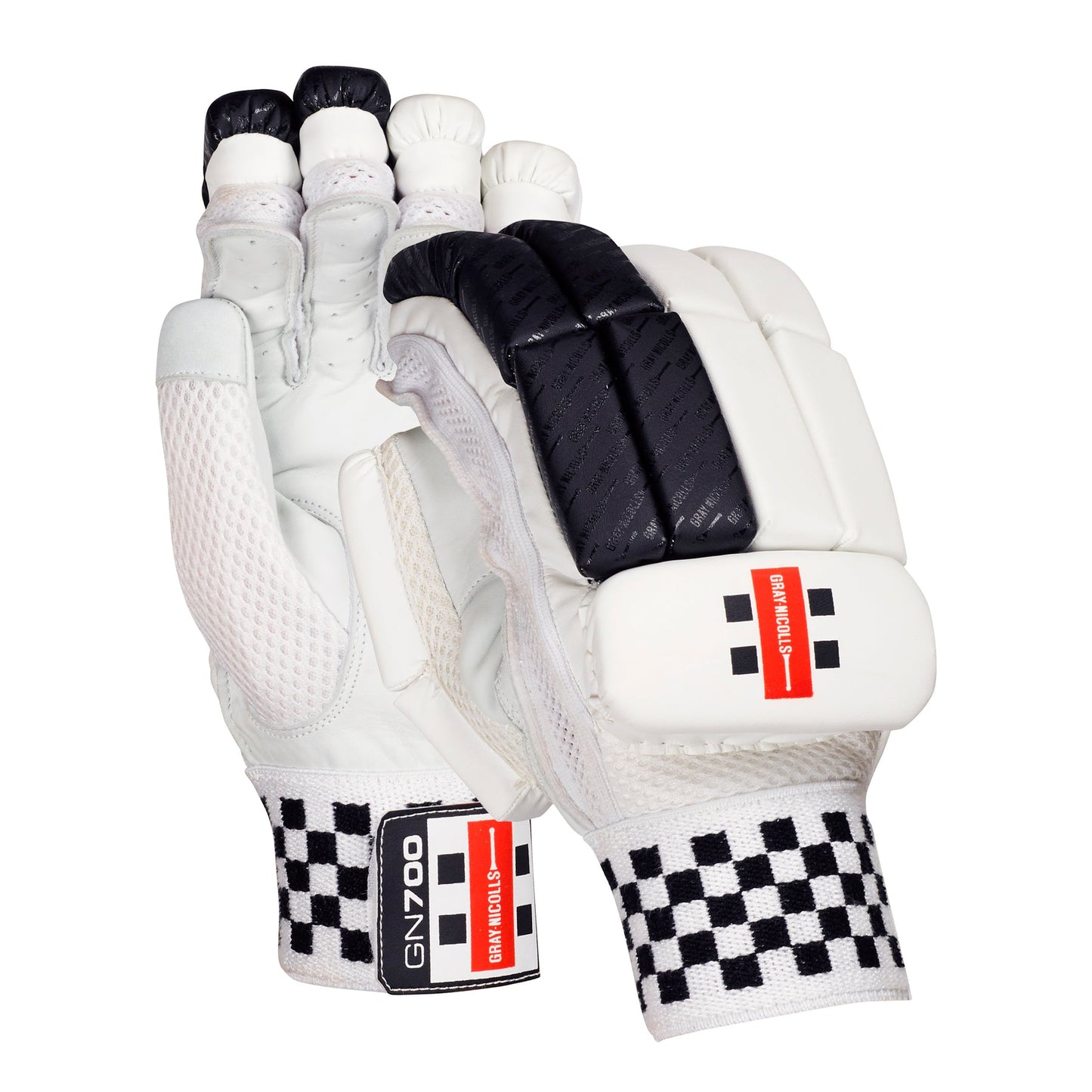 Gray-Nicolls 700 Batting Gloves - White/Black