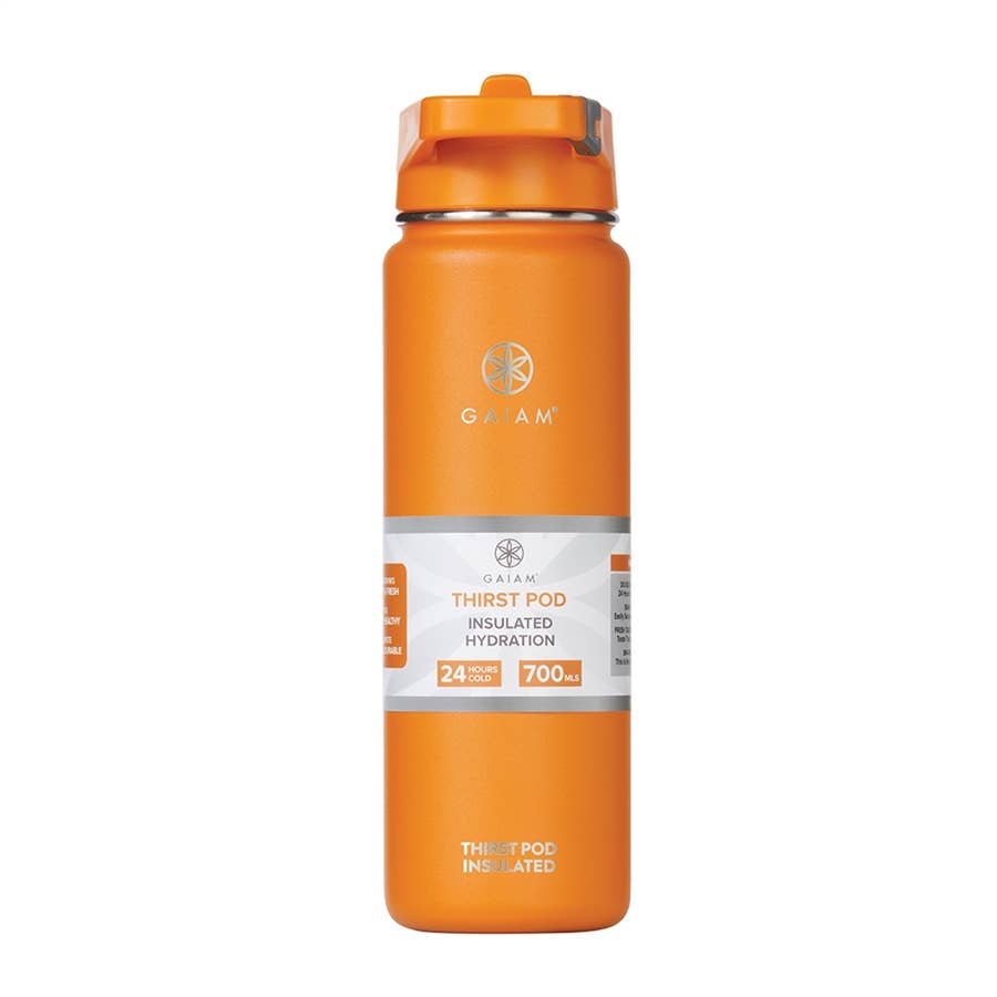 Gaiam Thrist Pod Insulated Waterbottle - Pumpkin