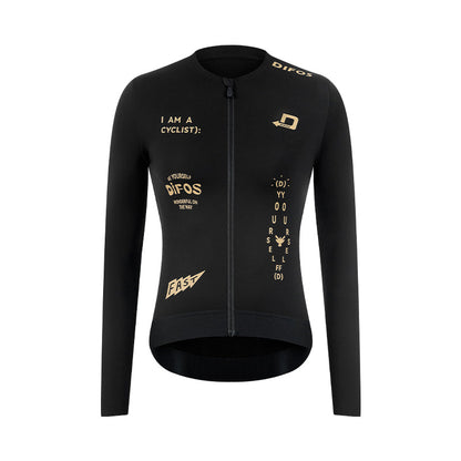 Santic Difos Colin Unisex Long Sleeve Jersey - Black