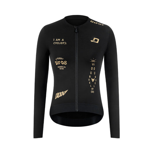 Santic Difos Colin Unisex Long Sleeve Jersey - Black