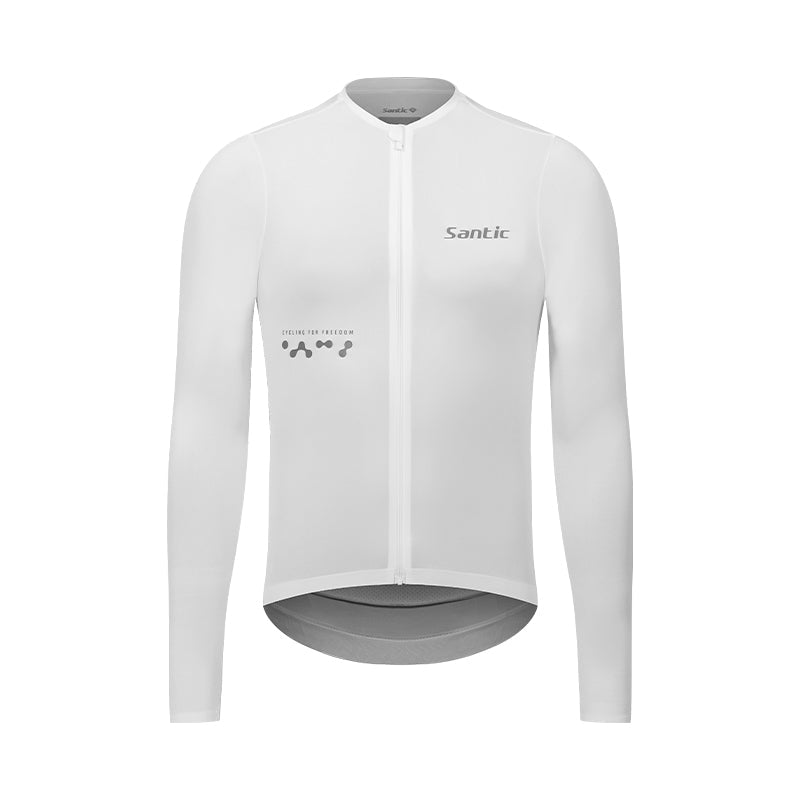Santic Fusheng Long Sleeve Jersey - White
