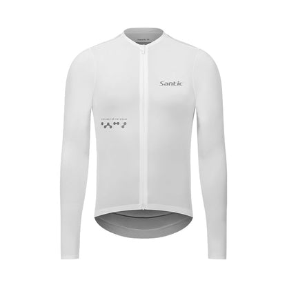 Santic Fusheng Long Sleeve Jersey - White