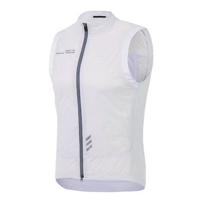 Santic Mario Lightweight Wind Vest - White