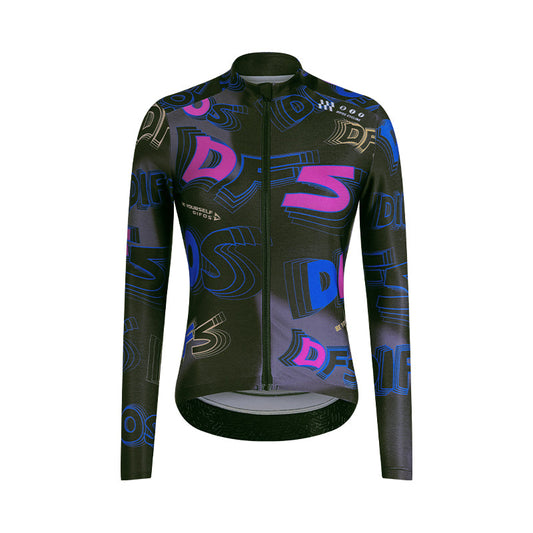 Santic Van Sko Thermal Long Sleeve Jersey - Black
