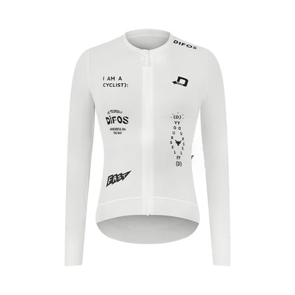 Santic Difos Colin Unisex Long Sleeve Jersey - White