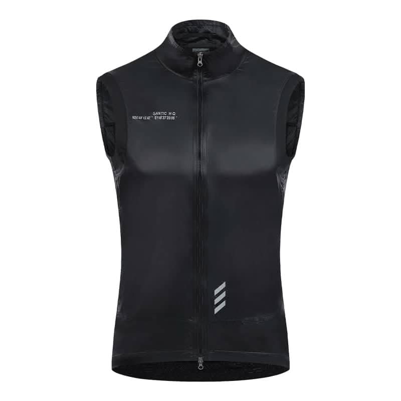Santic Mario Lightweight Wind Vest - Black
