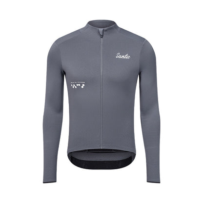 Santic Fusu Thermal Long Sleeve Jersey - Grey