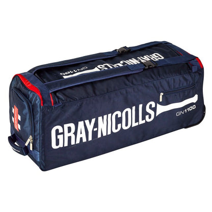 Gray-Nicolls GN 1100 Wheel Bag - Navy Red