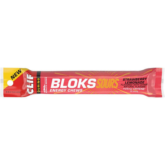 Clif Shot Bloks Energy Chews - Sour Strawberry Lemonade