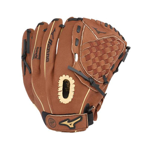 Mizuno Prospect Powerclose GPP110Y3 Baseball Glove - Peanut/Black