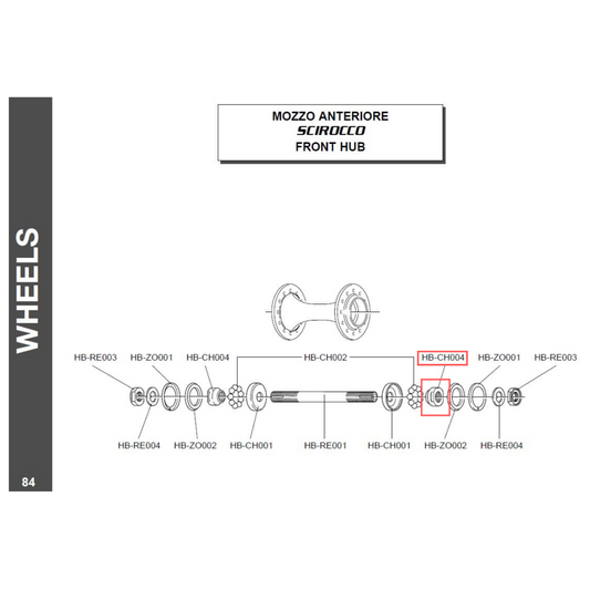 Campagnolo Genuine Spare Part HB-CH004