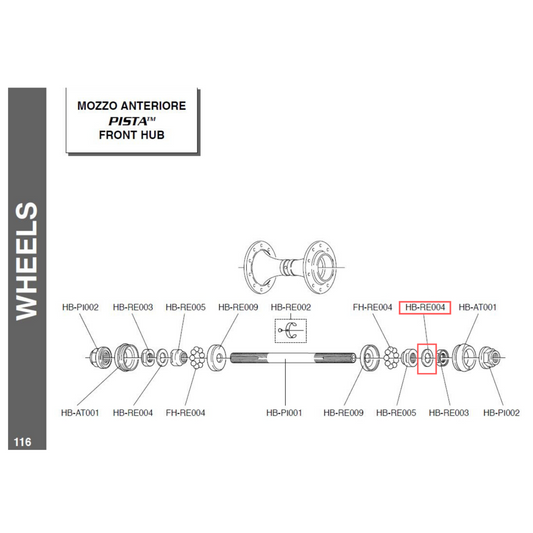 Campagnolo Genuine Spare Part HB-RE004