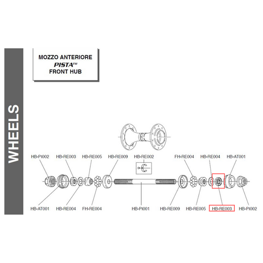 Campagnolo Genuine Spare Part HB-RE003